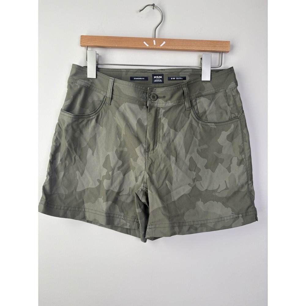 Prana Women's Halle Short II in Camo Size 8